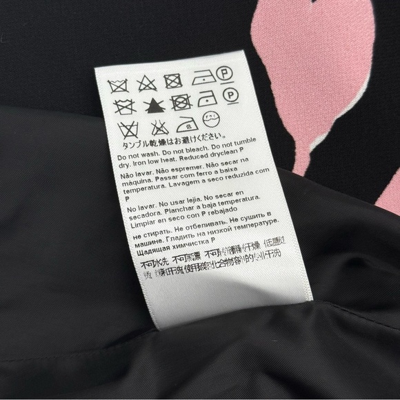 Escada Women’s Forever Romantic Floral Black Pink A Line Full Skirt 36 / 6 US - Picture 6 of 10